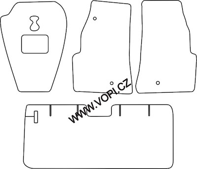 Textil-Autoteppiche Volvo Amazone Autofit (5013)